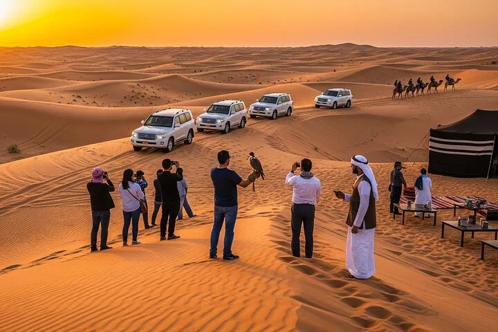 Dubai Lahbab Red Dune Evening Desert Safari with Live Shows