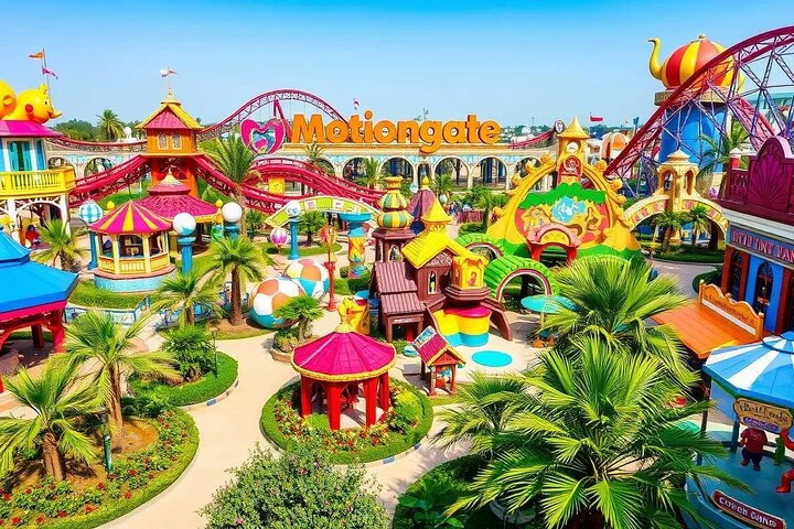 Dubai Legoland or Motion Gate Theme Park with Private Transfers