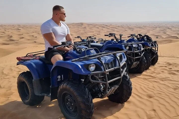 Dubai Long Self-Drive Quadbike with Camel and Falcon