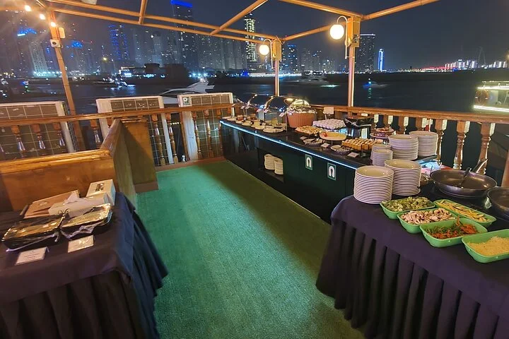 Dubai Marina Dhow Cruise With Buffet Dinner