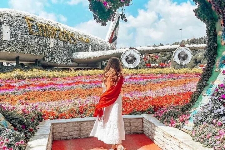 Dubai Miracle Garden and Butterfly Garden with Optional Transport