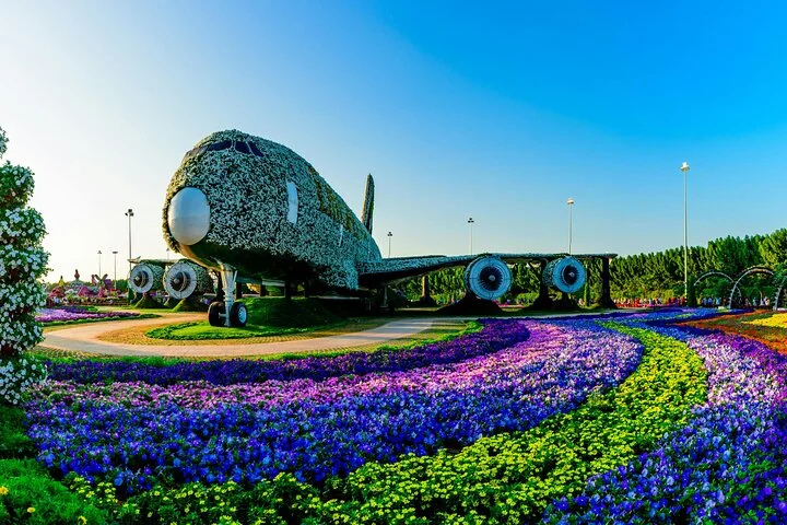 Dubai Miracle Garden & Global Village Entry Tickets with Transfer