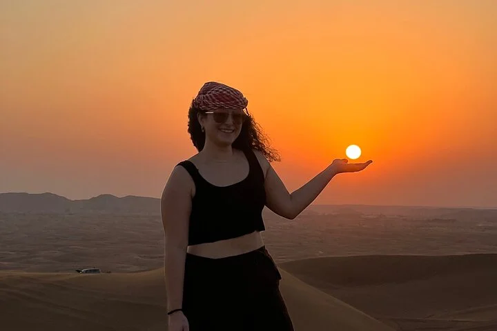 Dubai Morning Desert Red Dune Safari with Quad Bike & camel