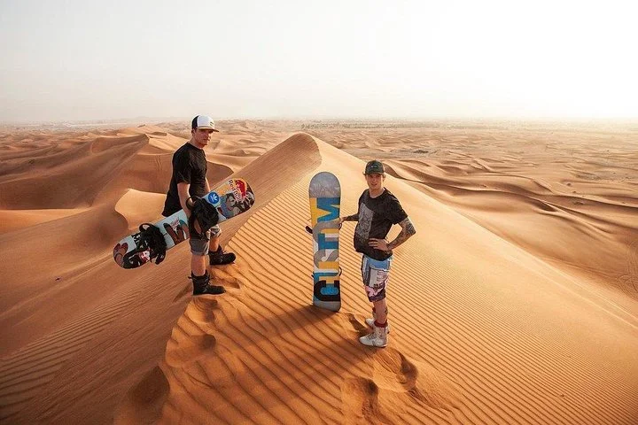 Dubai Morning Desert Safari: Camel Ride & Sandboarding!