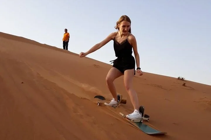Dubai Morning Desert Safari with Quad Bike, Camel & Dune Bashing