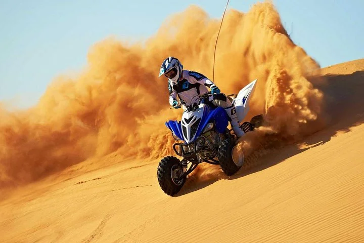 Dubai Morning Desert Safari with Quad Bike, Camel & Dune Bashing