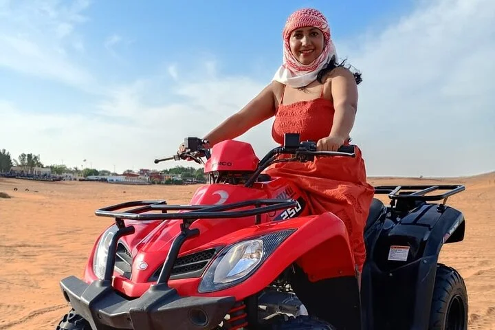 Dubai Morning Desert Safari with Sand Board and Camel Ride