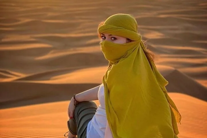 Dubai Morning Desert Safari with Sand Board and Camel Ride