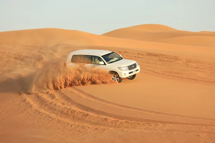 Dubai Morning Red Dunes with Camel Safari & Sandsurf