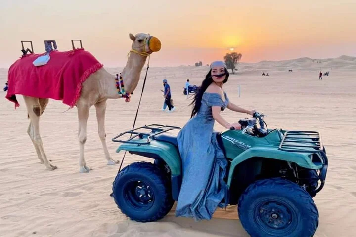 Dubai Premium Evening Desert Safari ATVs, Dinner & Shows