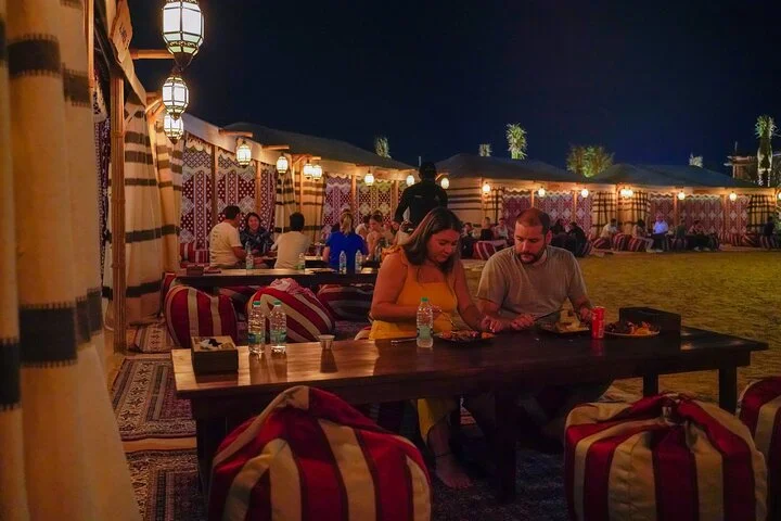 Dubai Premium Red Dunes Safari, Camels & 5* BBQ at Al Khayma Camp