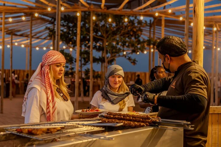 Dubai Premium Red Dunes Safari, Camels & 5* BBQ at Al Khayma Camp