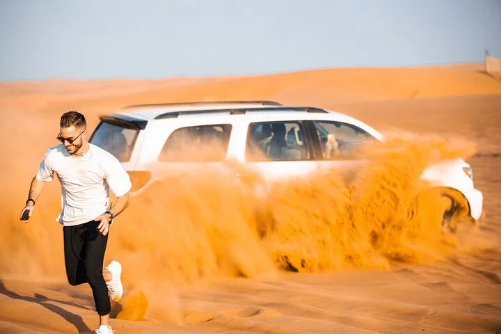 Dubai Premium Sunset Red Dune Desert Safari with BBQ & Lives how