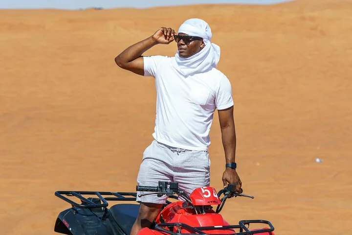 Dubai Premium Sunset Red Dune Desert Safari with BBQ & Lives how