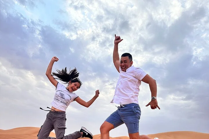 Dubai Private Family Desert Adventure Dinner, Camel, and Show