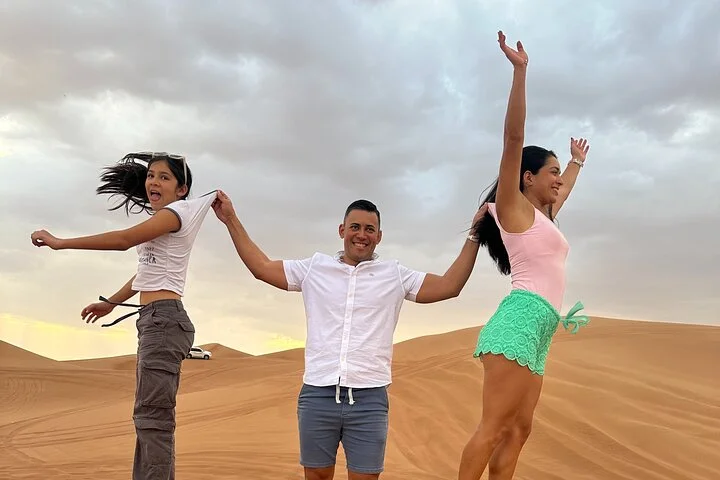 Dubai Private Family Desert Adventure Dinner, Camel, and Show