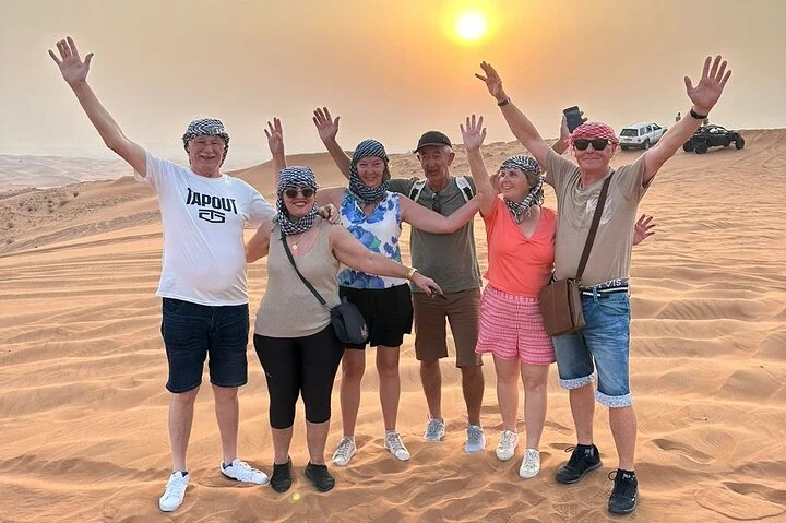 Dubai Private Family Desert Adventure Dinner, Camel, and Show