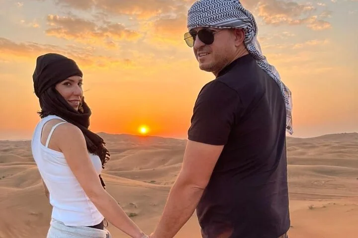 Dubai Private Family Desert Adventure Dinner, Camel, and Show