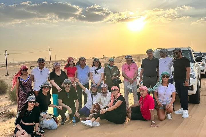 Dubai Private Family Desert Adventure Dinner, Camel, and Show