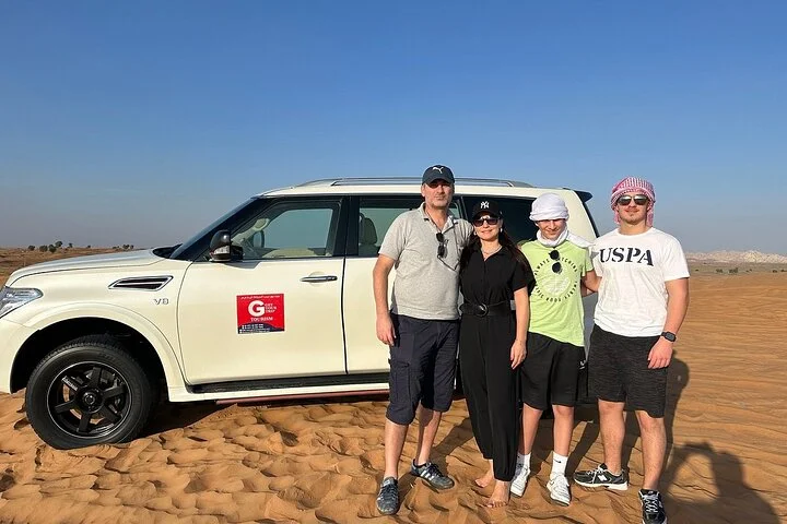 Dubai Private Family Desert Adventure Dinner, Camel, and Show