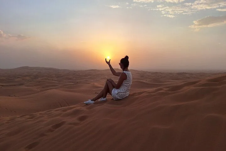 Dubai Private Family Desert Adventure Dinner, Camel, and Show