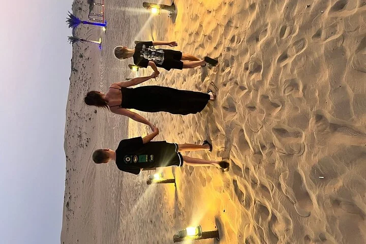 Dubai Private Family Desert Adventure Dinner, Camel, and Show