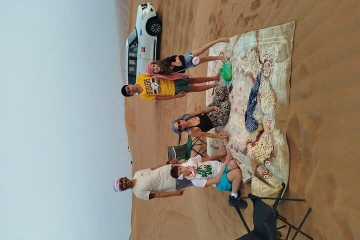 Dubai Private Family Desert Adventure Dinner, Camel, and Show