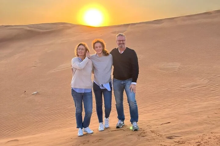 Dubai Private Family Desert Adventure Dinner, Camel, and Show