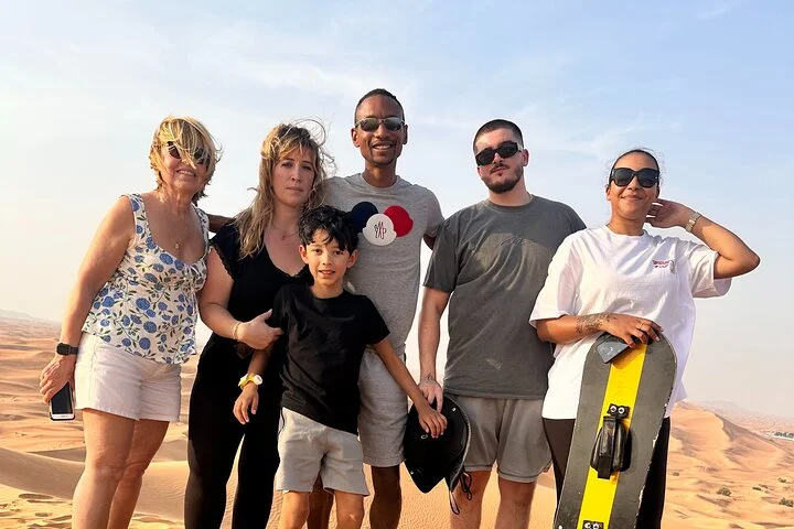 Dubai Private Family Desert Adventure Dinner, Camel, and Show