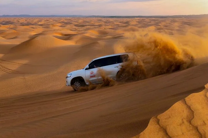 Dubai Private Morning Desert Safari: Camel Ride & Sandboarding