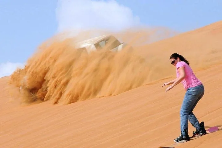 Dubai Private Morning Desert Safari: Camel Ride & Sandboarding