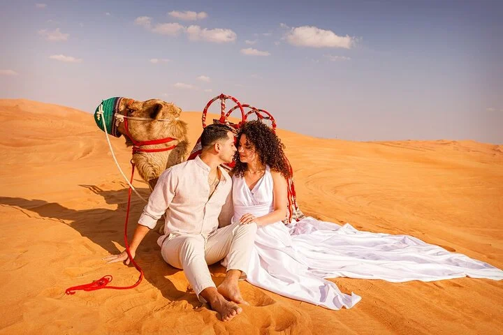 Dubai Private Morning Desert Safari Dune Bashing, Camel Ride, ATV