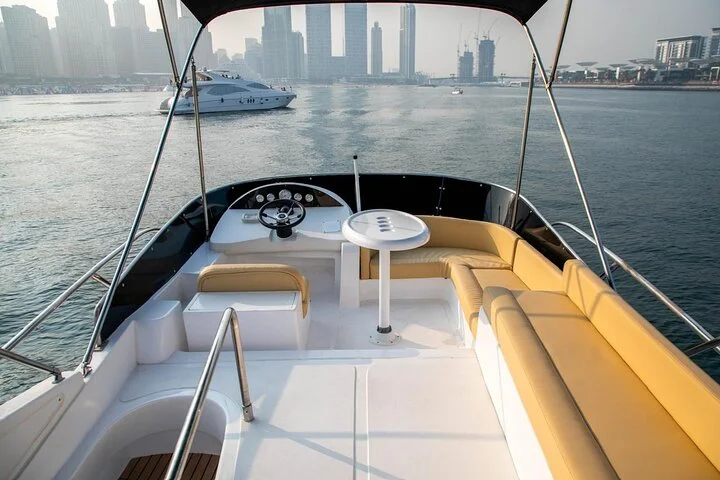 Dubai Private Yacht Cruise boat tour with Optional BBQ