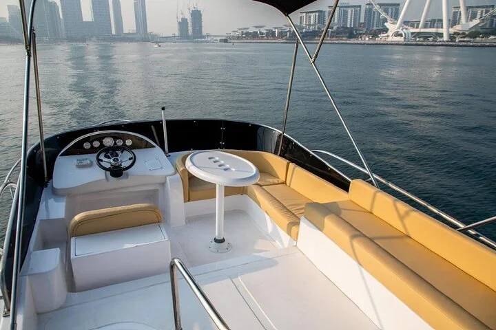 Dubai Private Yacht Cruise boat tour with Optional BBQ