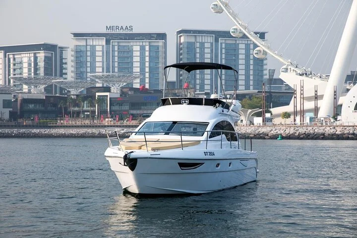 Dubai Private Yacht Cruise boat tour with Optional BBQ