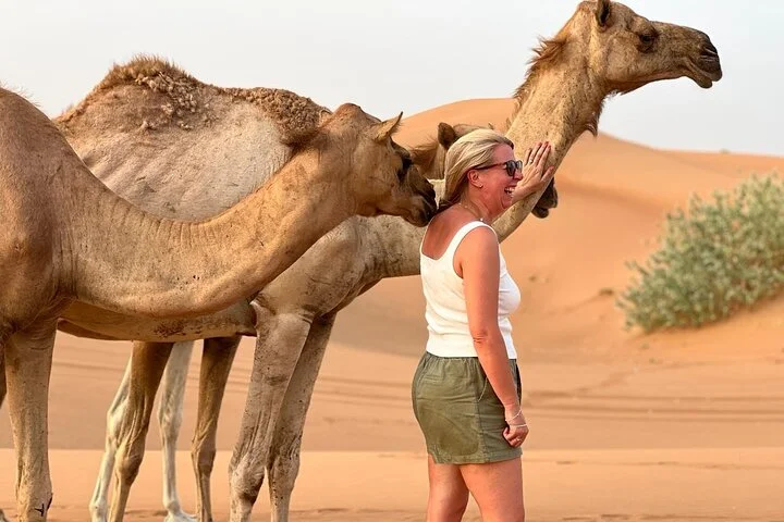 Dubai Red Desert Safari on Private 4x4, Sand Boarding, Camel 4hrs