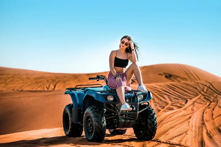 Dubai Red Desert Safari, Quad bike, Camel rid, BBQ Dinner & shows