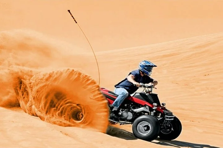 Dubai Red Desert Safari with Quad Bike, Belly Dance & BBQ Dinner