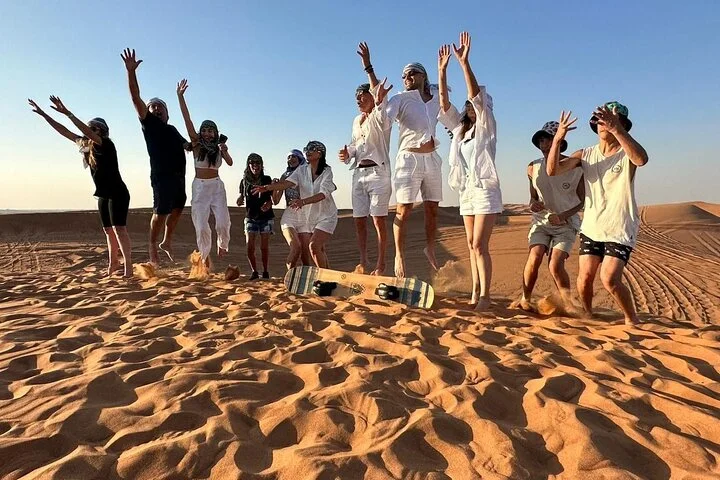 Dubai Red Dune Desert Safari with Camel Ride & BBQ Dinner