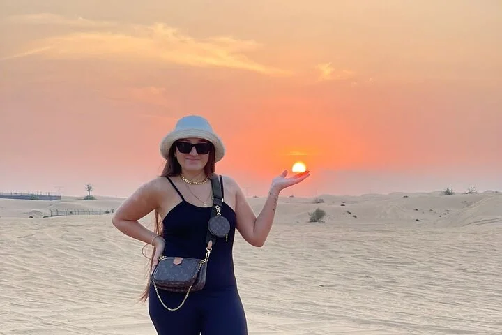 Dubai Red Dune Desert Safari with Camel Ride & BBQ Dinner