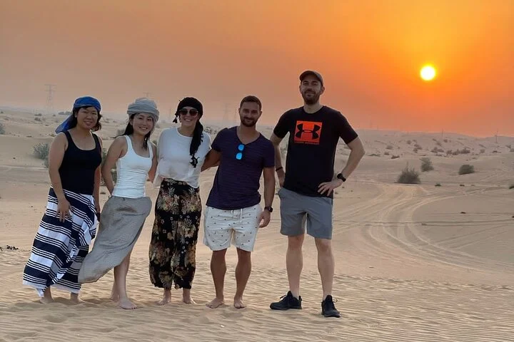 Dubai Red Dune Desert Safari with Camel Ride & BBQ Dinner