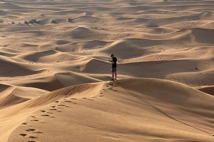 Dubai Red Dune Desert Safari with Camel Ride & BBQ Dinner