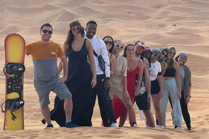 Dubai Red Dune Desert Safari with Camel Ride & BBQ Dinner