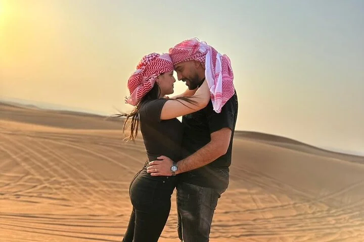 Dubai Red Dune Desert Safari with Camel Ride & BBQ Dinner