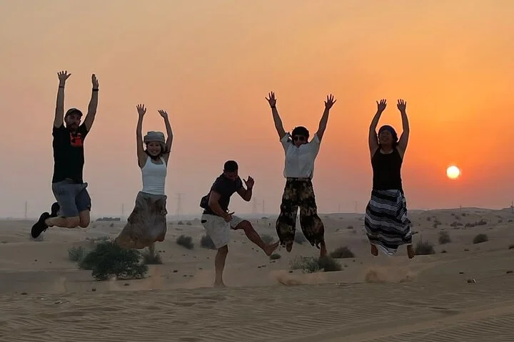 Dubai Red Dune Desert Safari with Camel Ride & BBQ Dinner