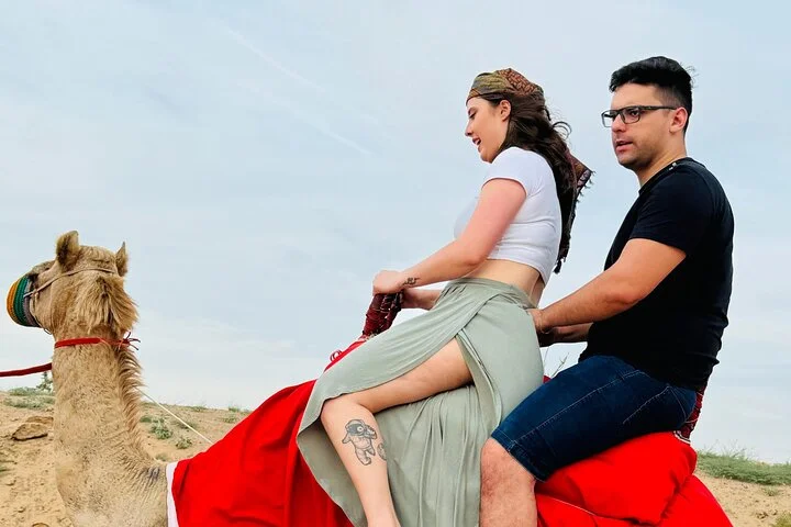 Dubai Red Dune Evening Desert Safari with Quad Bike & BBQ Dinner