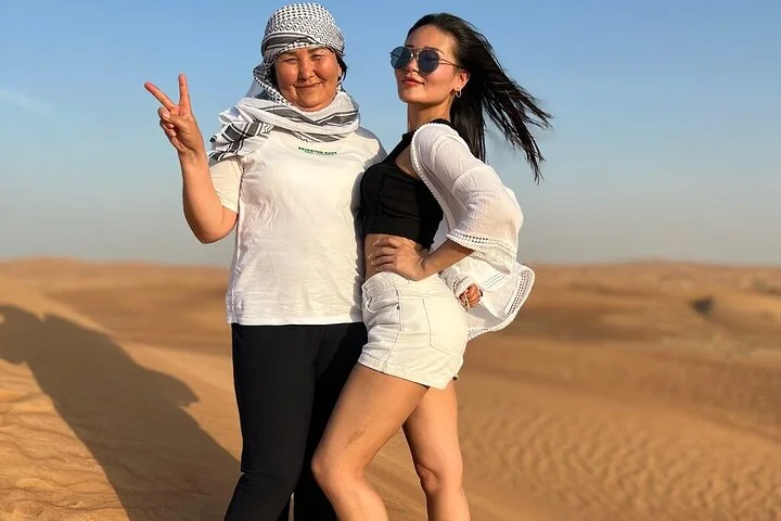 Dubai Red Dune Evening Desert Safari with Quad Bike & BBQ Dinner