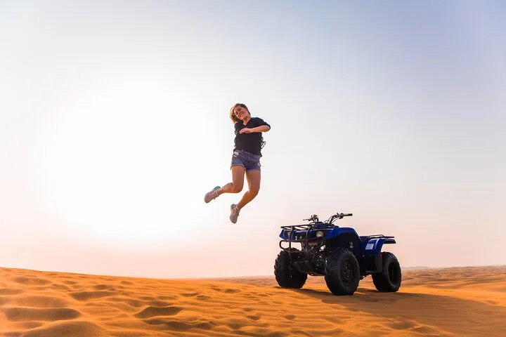 Dubai Red Dunes Desert Safari, Quad Bike, Camels at Al Khayma