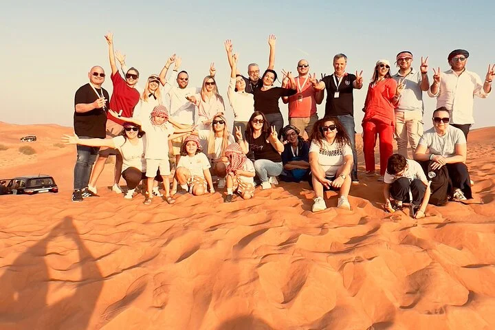 Dubai Red Dunes Safari, ATV, Camel ride, BBQ at Desert Camp