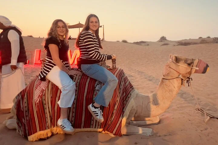 Dubai Red Dunes Safari, ATV, Camel ride, BBQ at Desert Camp